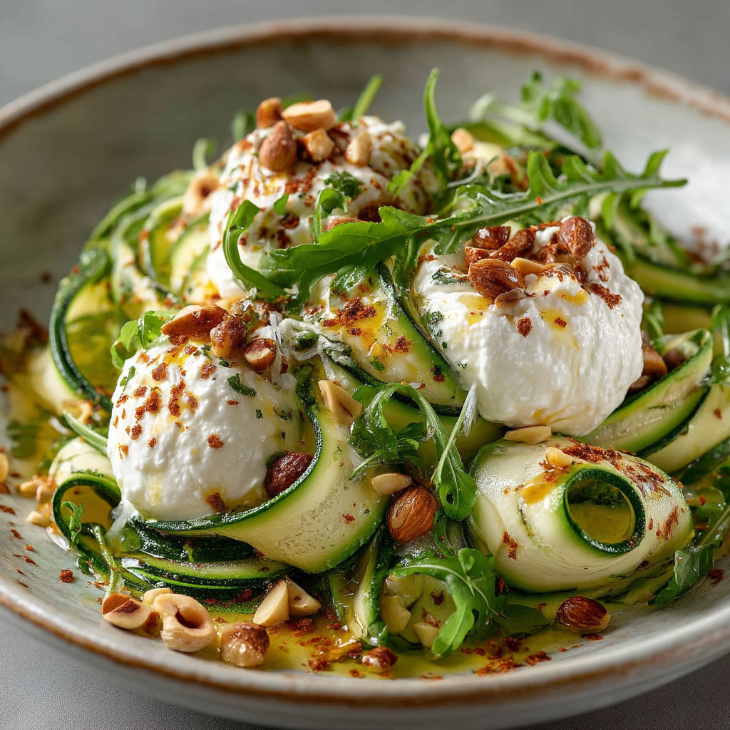 Une assiette de légumes verts et de fromage.
