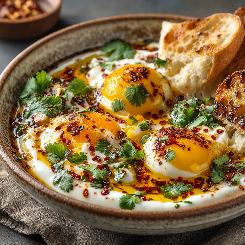 Une assiette de garnitures de poulet et de pain grillé.