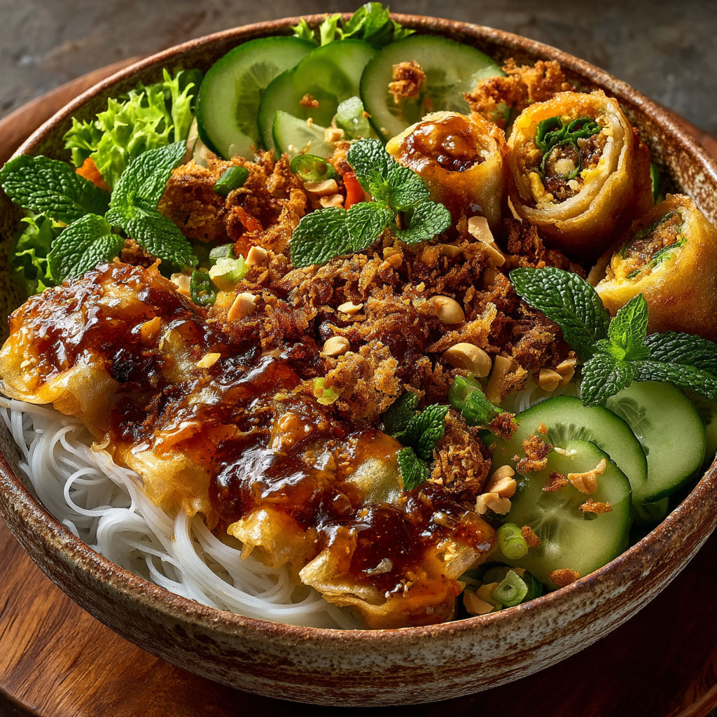 Une assiette de nourriture chinoise avec des légumes et des sauces.