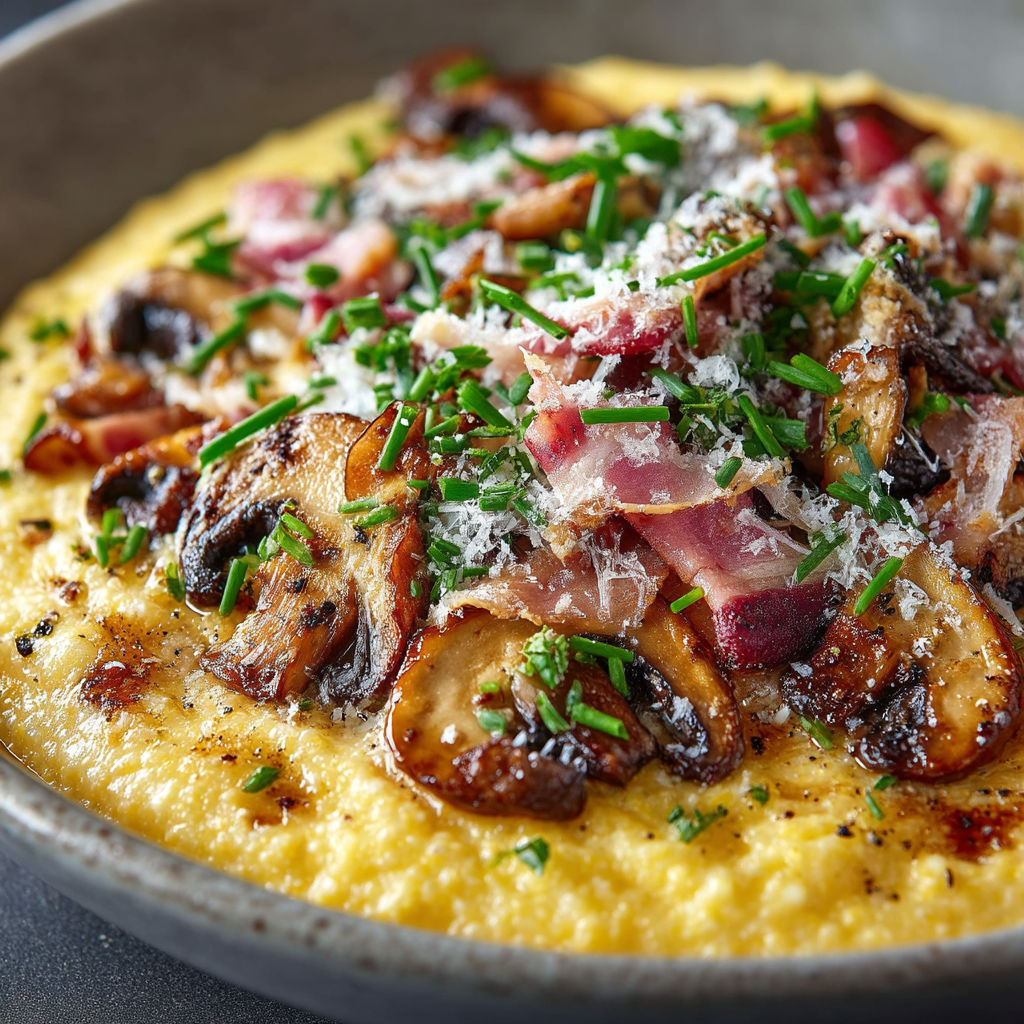 Une assiette de mushrooms et de sauce.