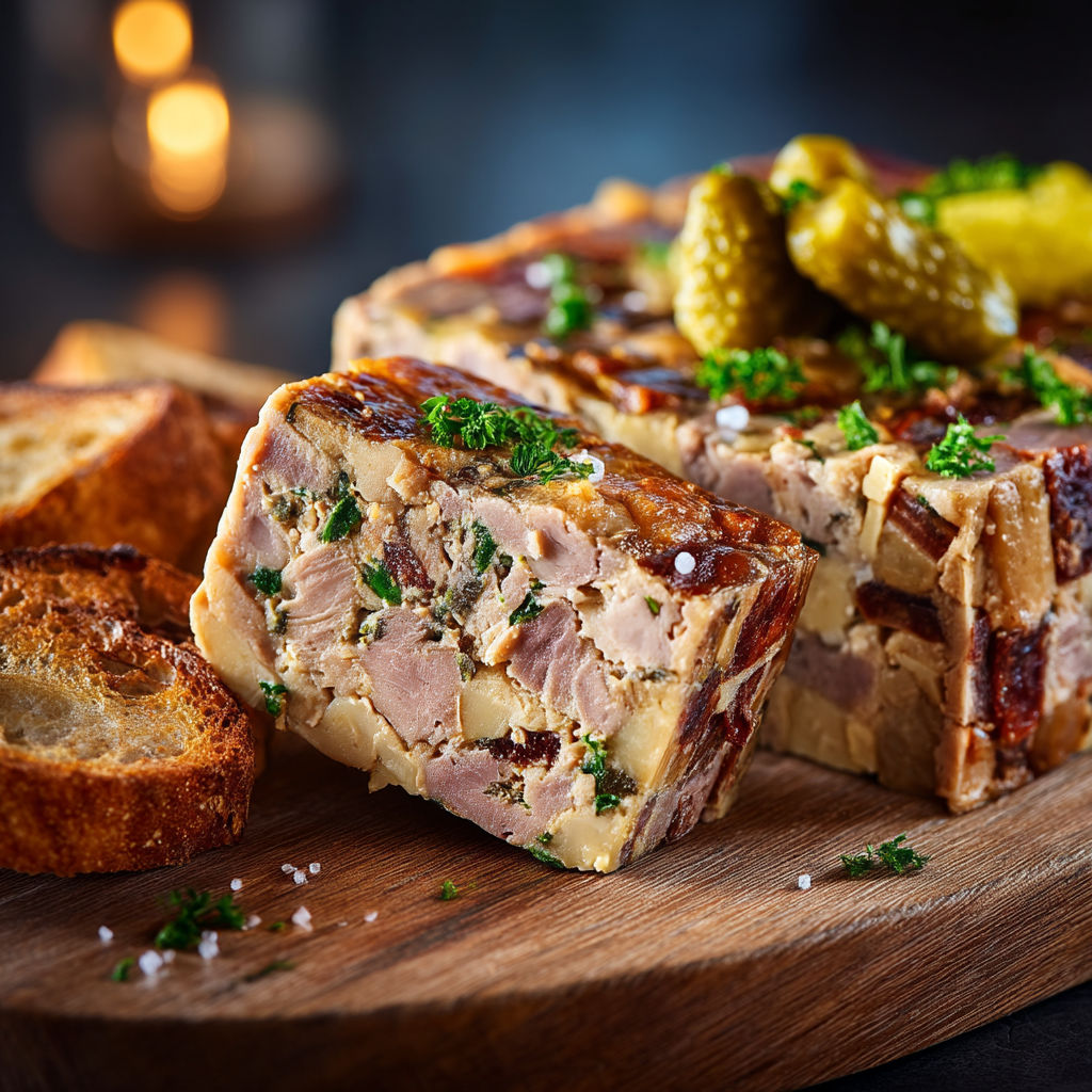 Une plaque de fromage sur une table.