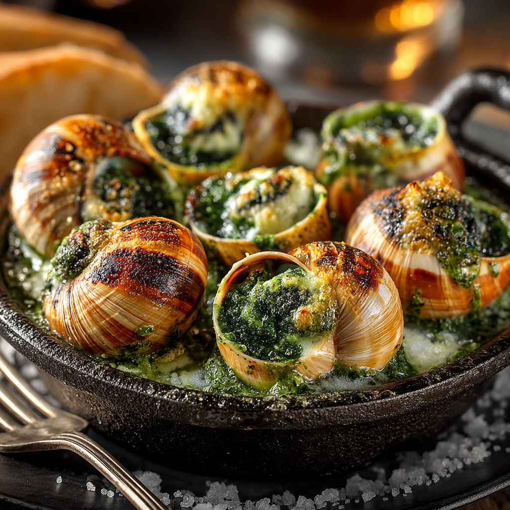 Un plat de moules vertes.