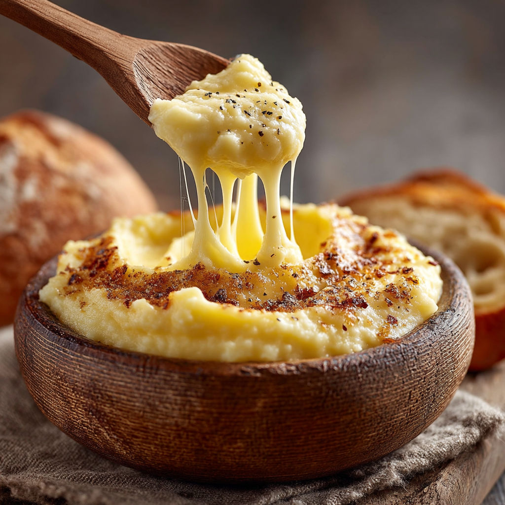 Une tasse de macaroni et de fromage.