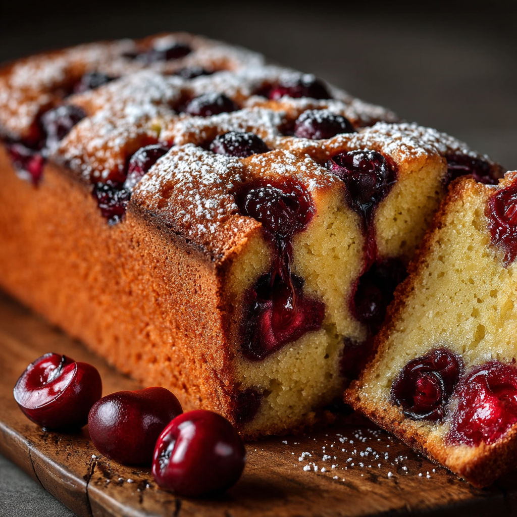 Une tarte aux cerises et à la cannelle.