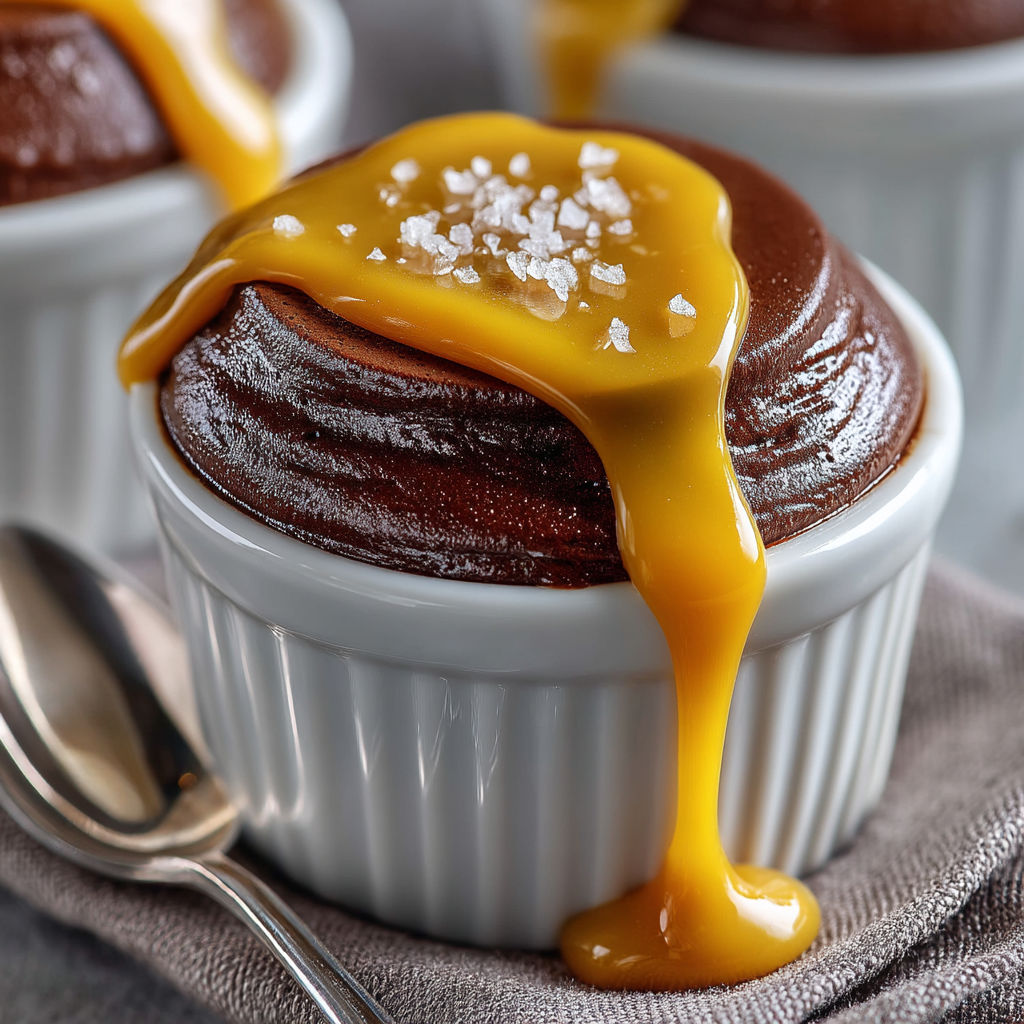 Une tarte chocolat sauce au beurre d'amande.