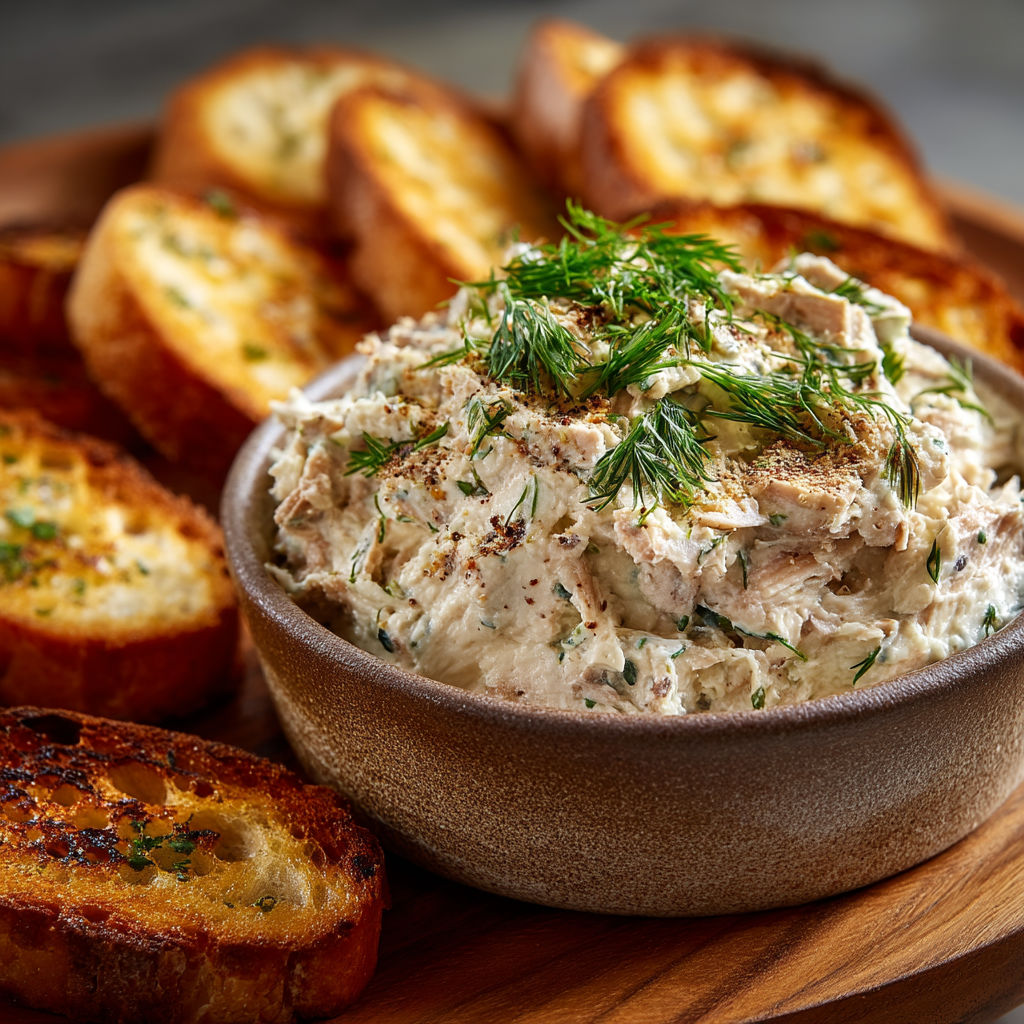 Une assiette de pâtes salées avec des tranches de pain grillé.