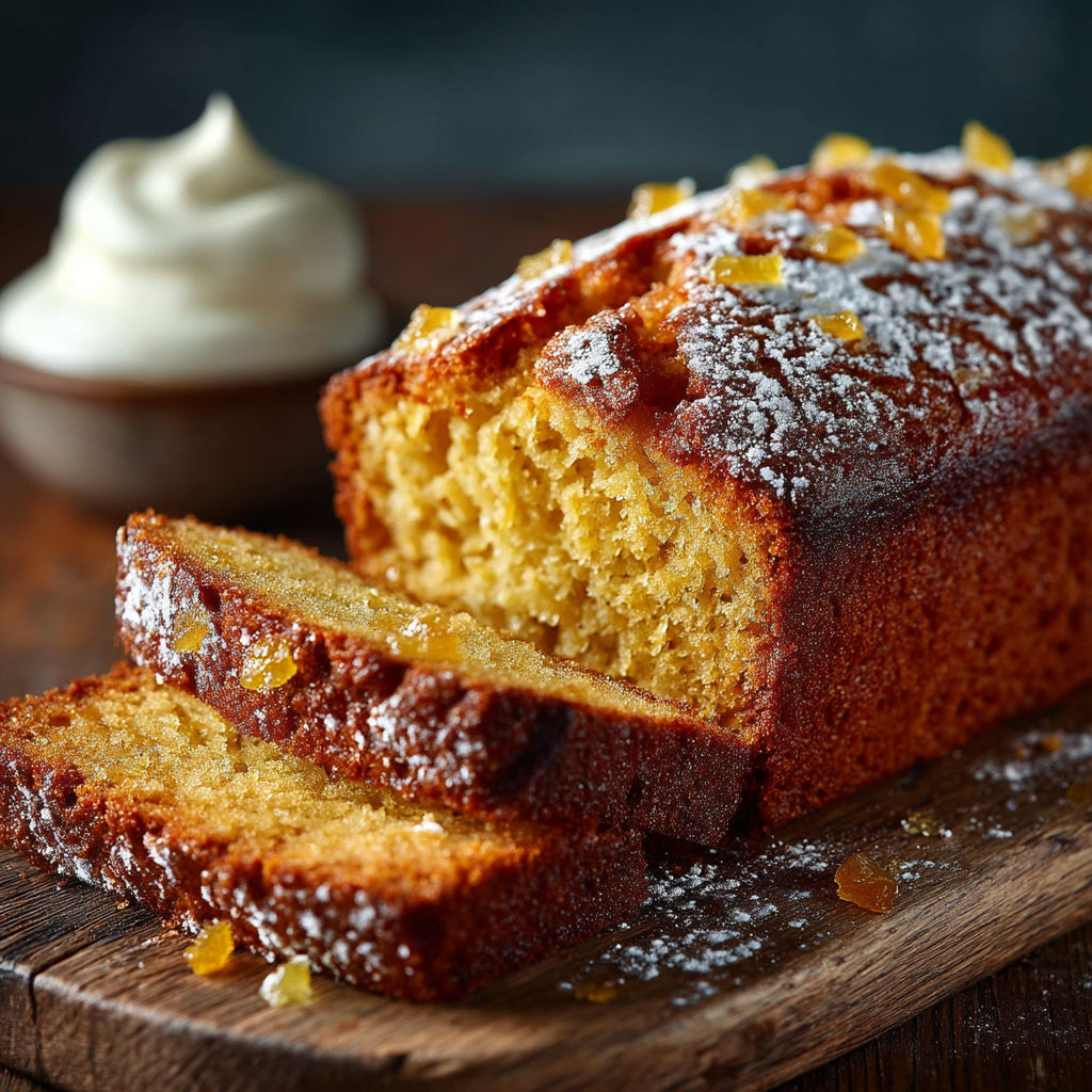 Une baguette de pain grillé avec des grains de cannelle sur une table.