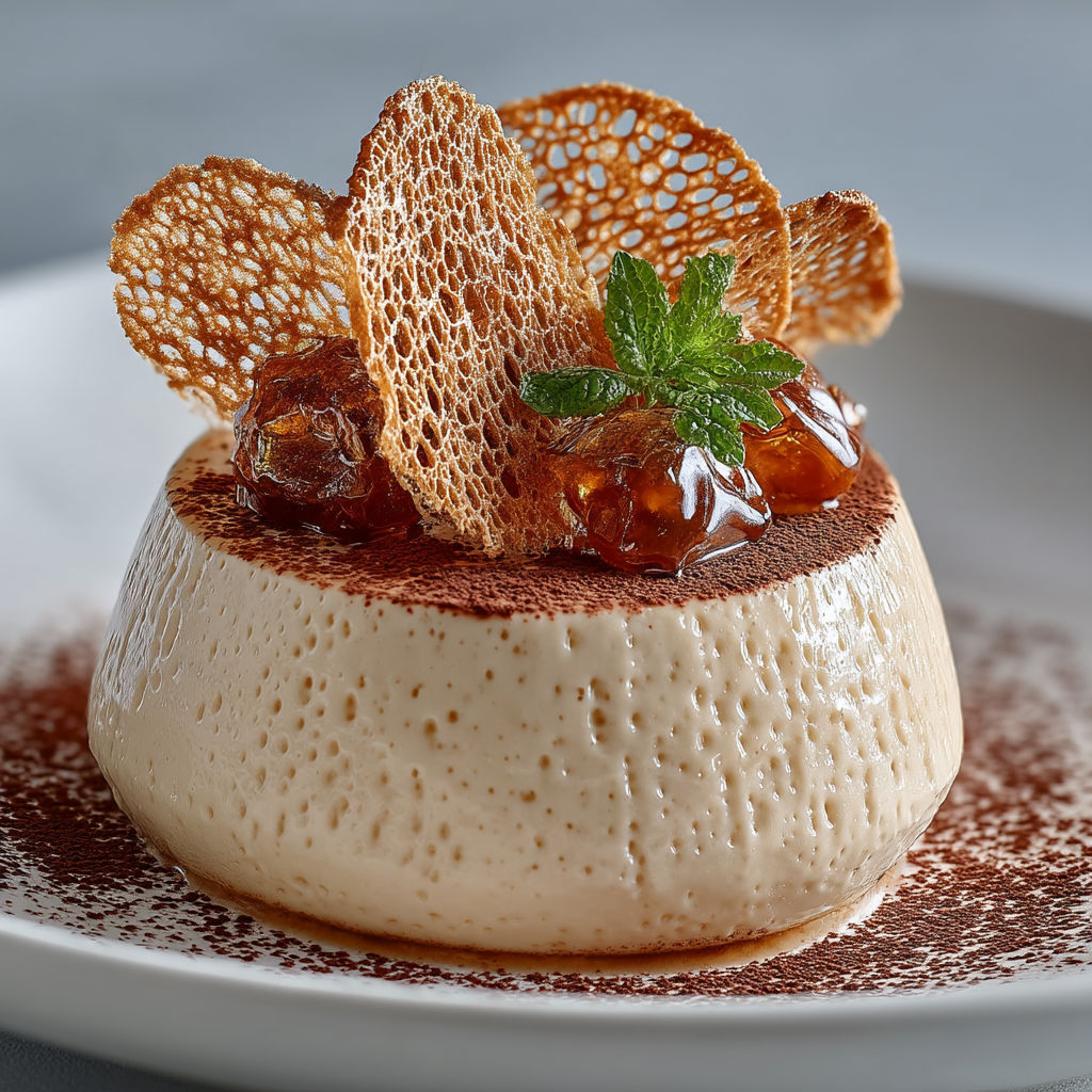 Une tarte aux fruits et au chocolat.