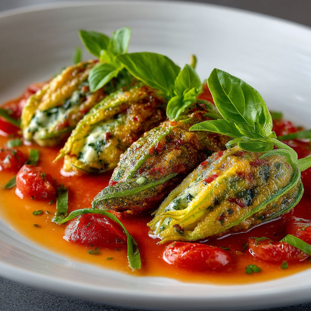 Une assiette de légumes verts et rouges.
