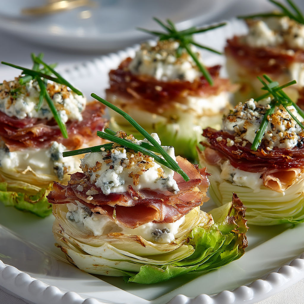 Plate of food with meat and cheese.