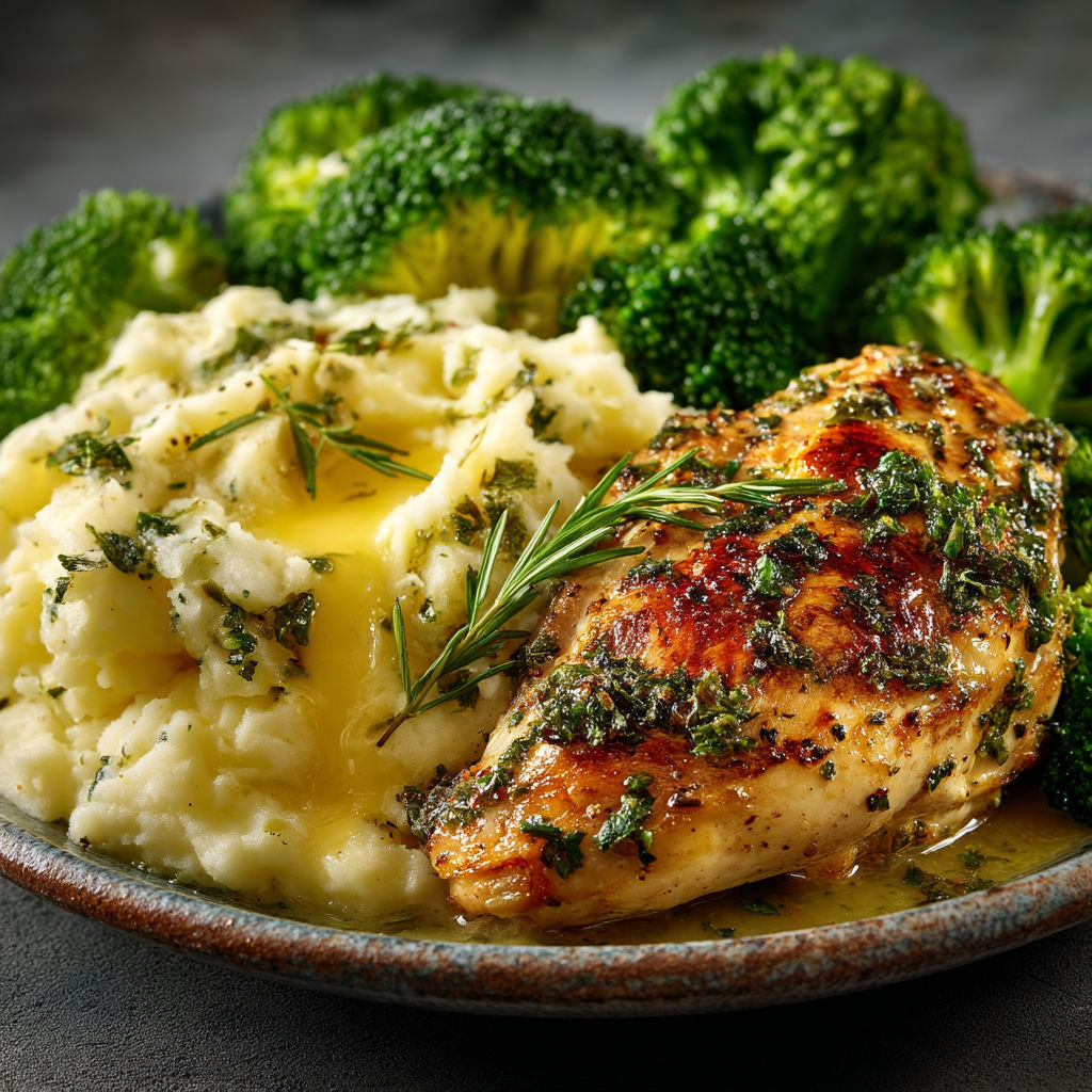 Une assiette de légumes et de poulet grillé.