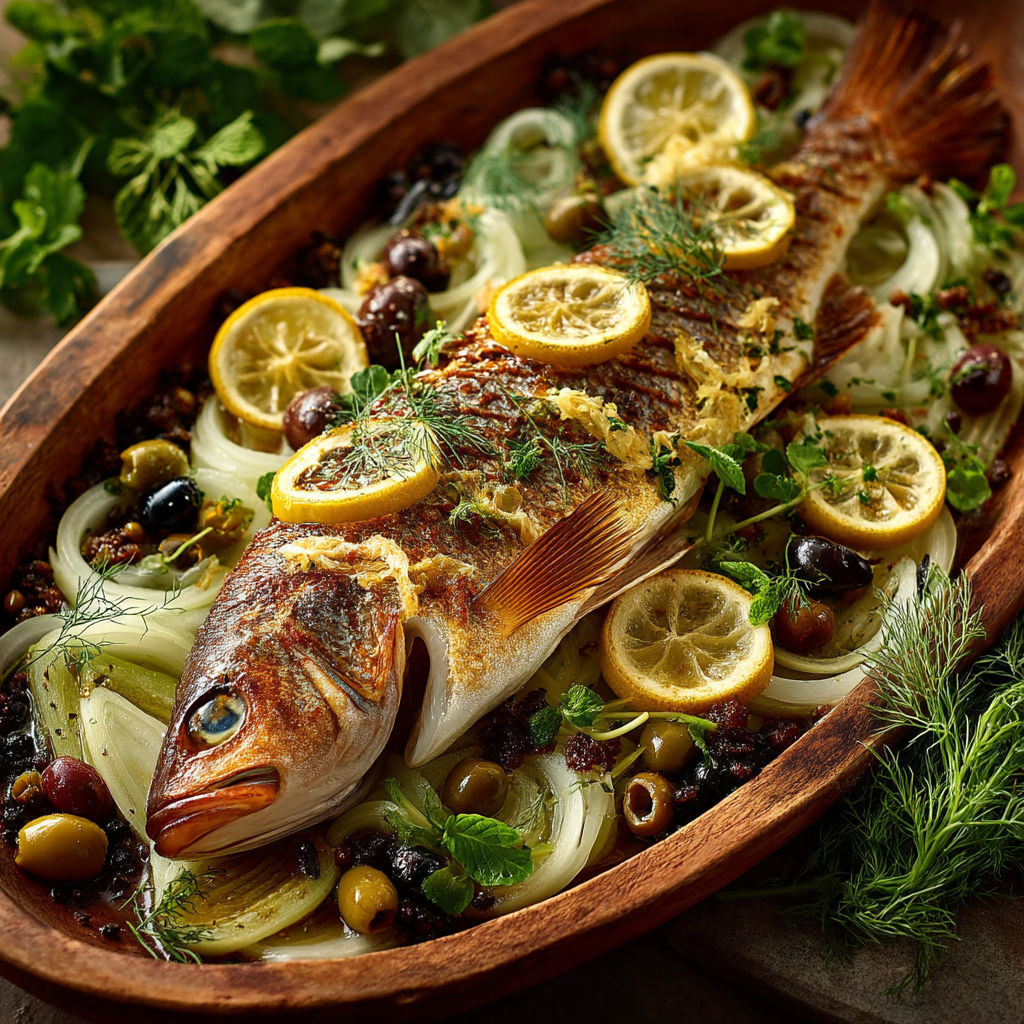 Ma recette de mulet au citron et fenouil.