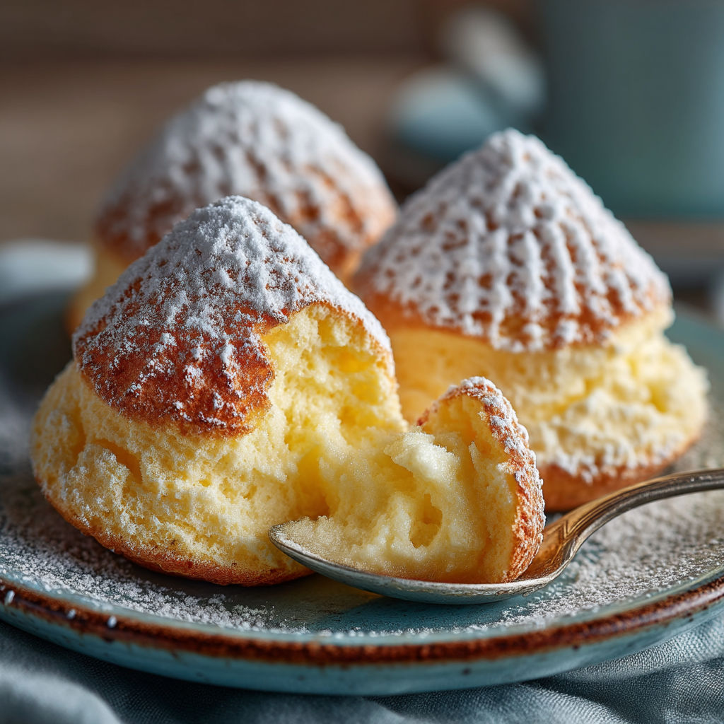 Des crêpes sucrées avec des pincettes.