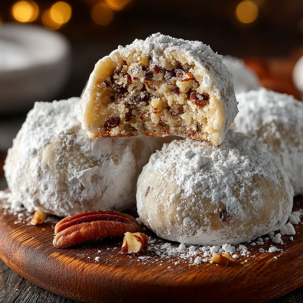 Biscuits boule de neige.