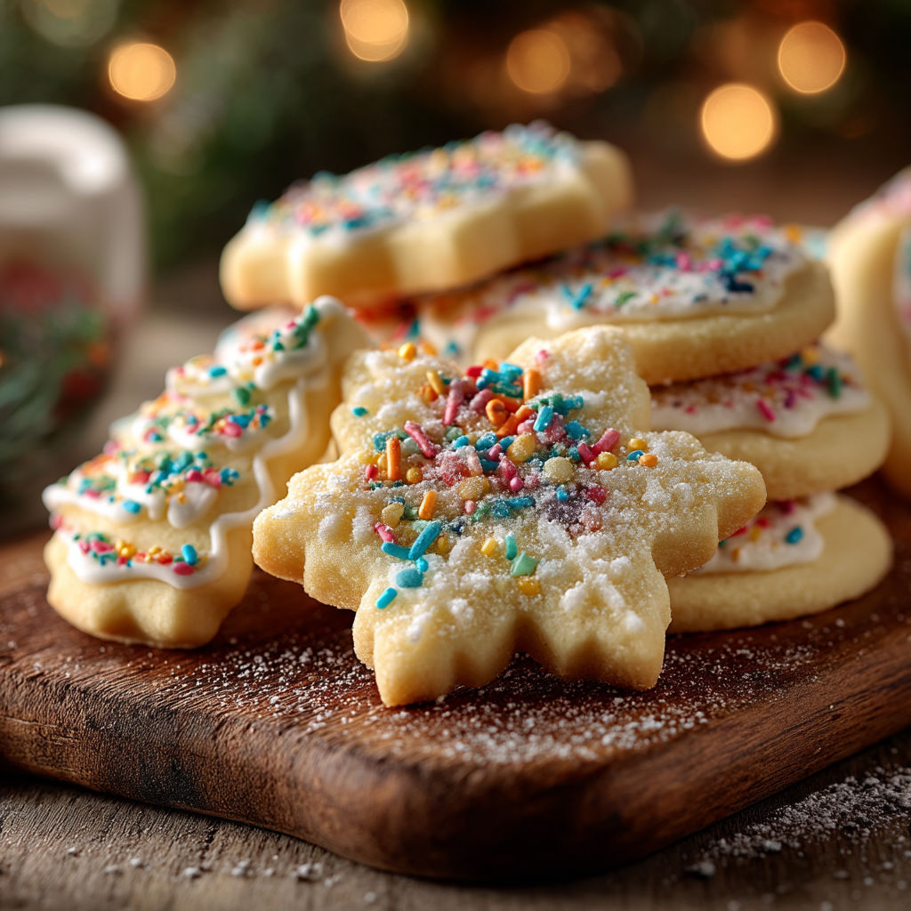 Des cookies colorés et sucrés.