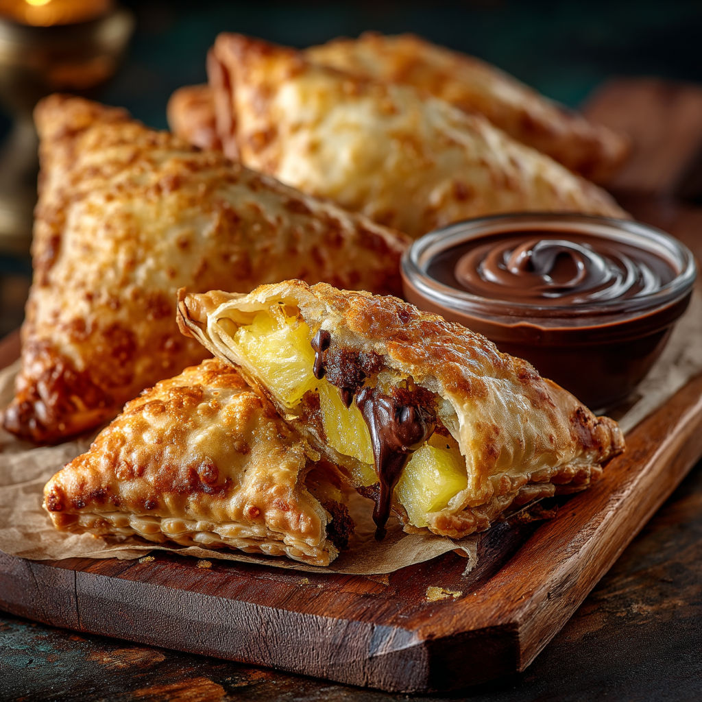 Descriptions de pains d'épices avec des sauces.