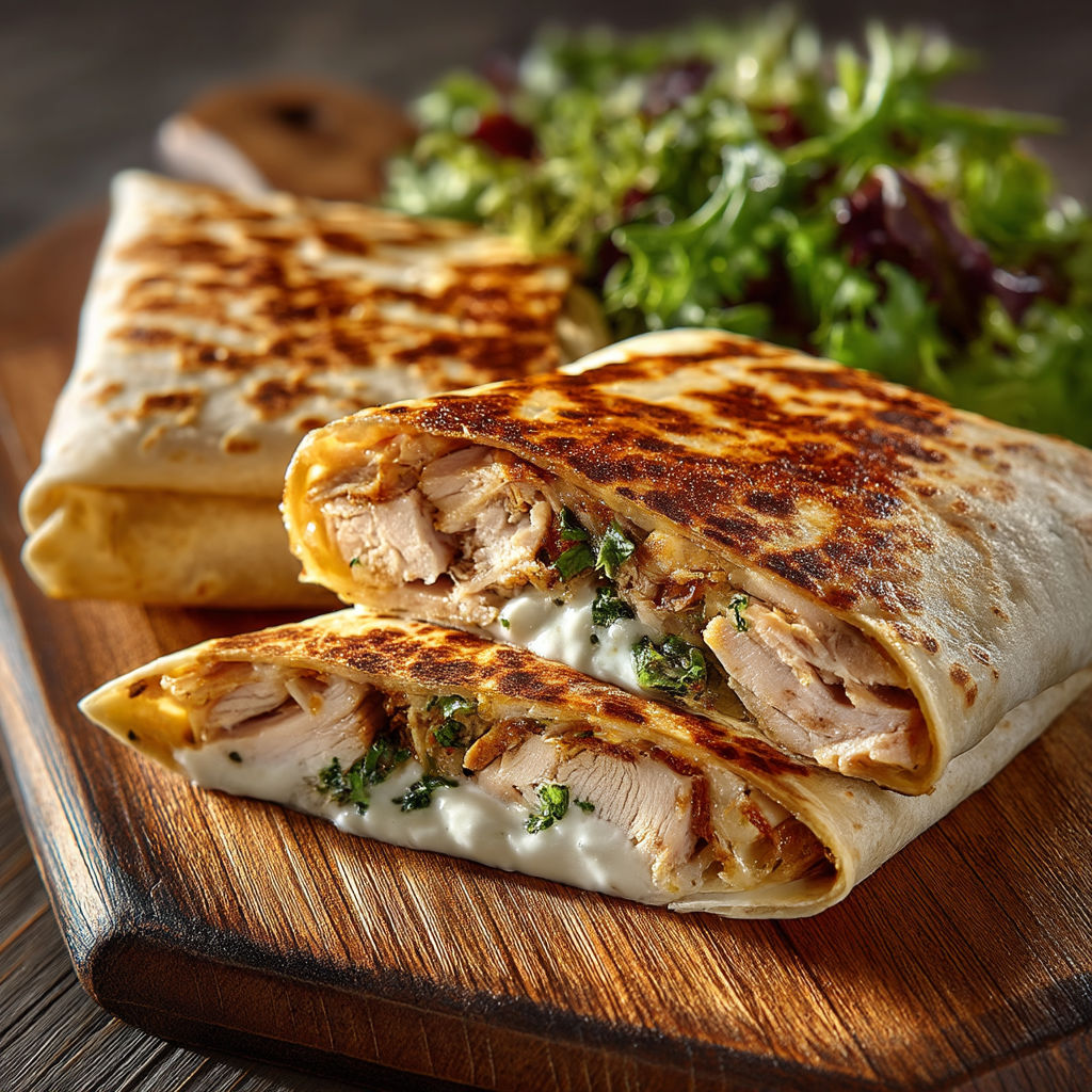 Une poignée de salade verte.