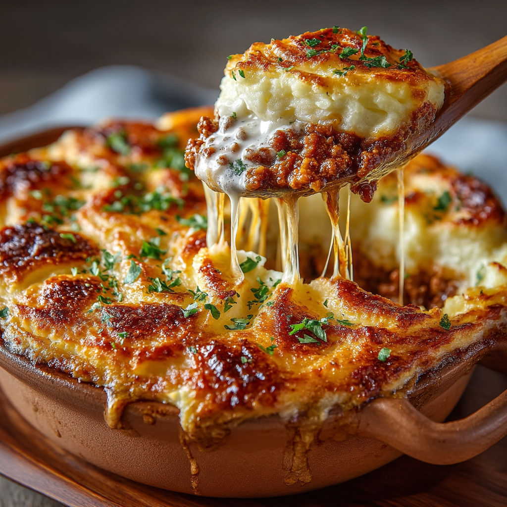 Une tarte aux pommes est servie dans un bol.