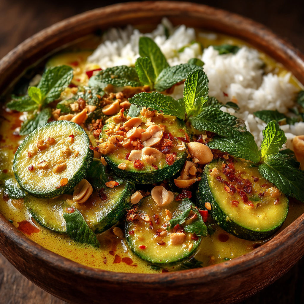 Une assiette de riz et de légumes verts.