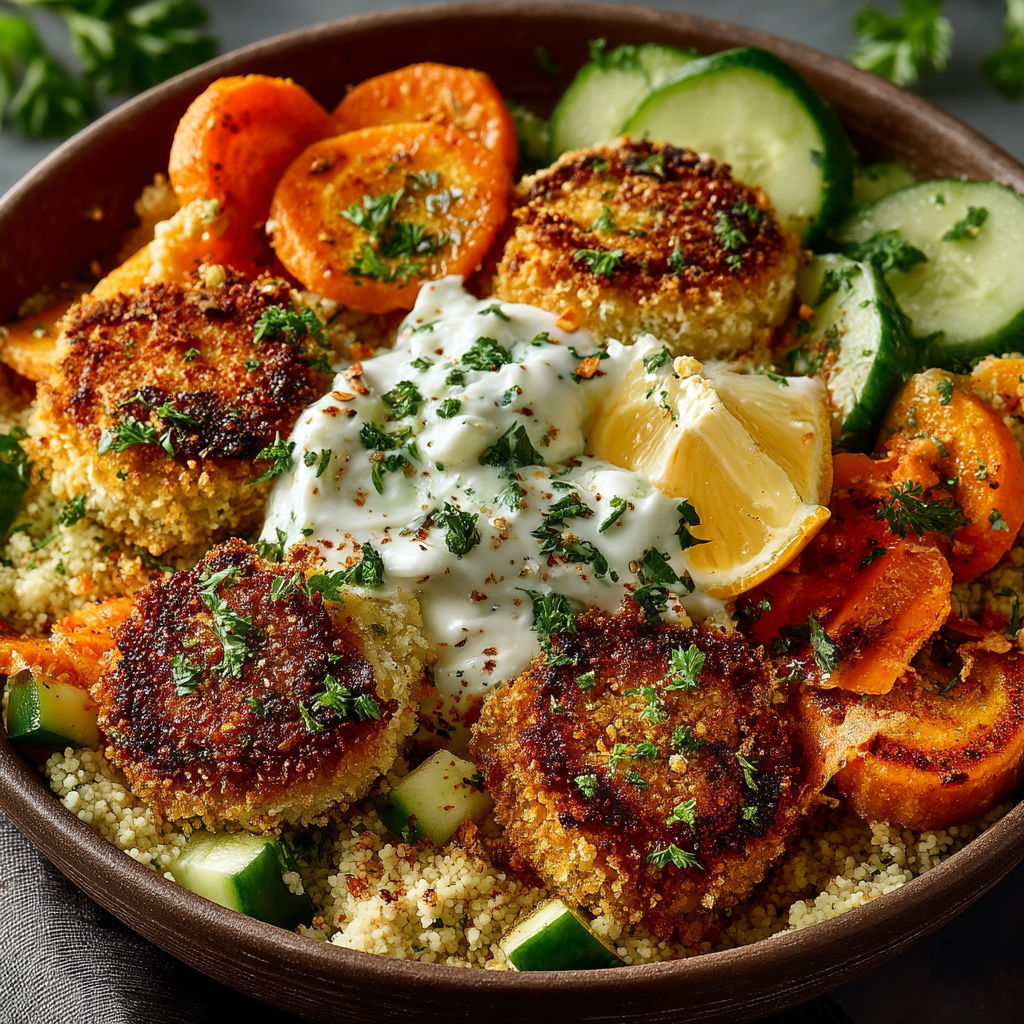 Une assiette de légumes et de poisson grillé.