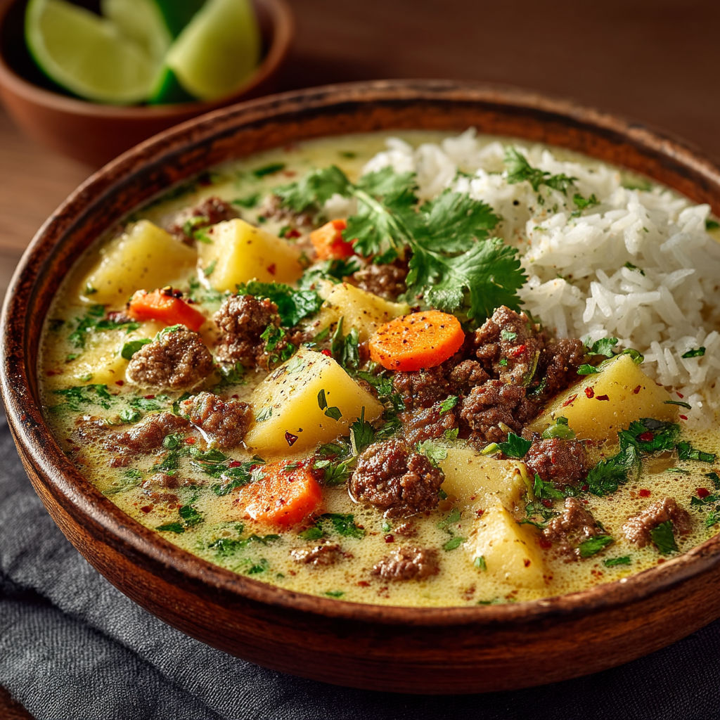 Un plat de soupe avec des légumes et des carottes.