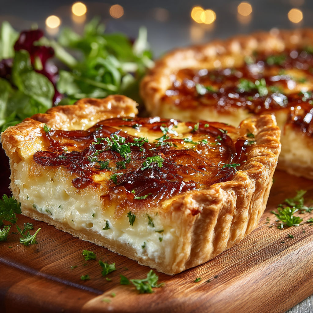 Une tarte aux fruits et au chocolat sur une table.