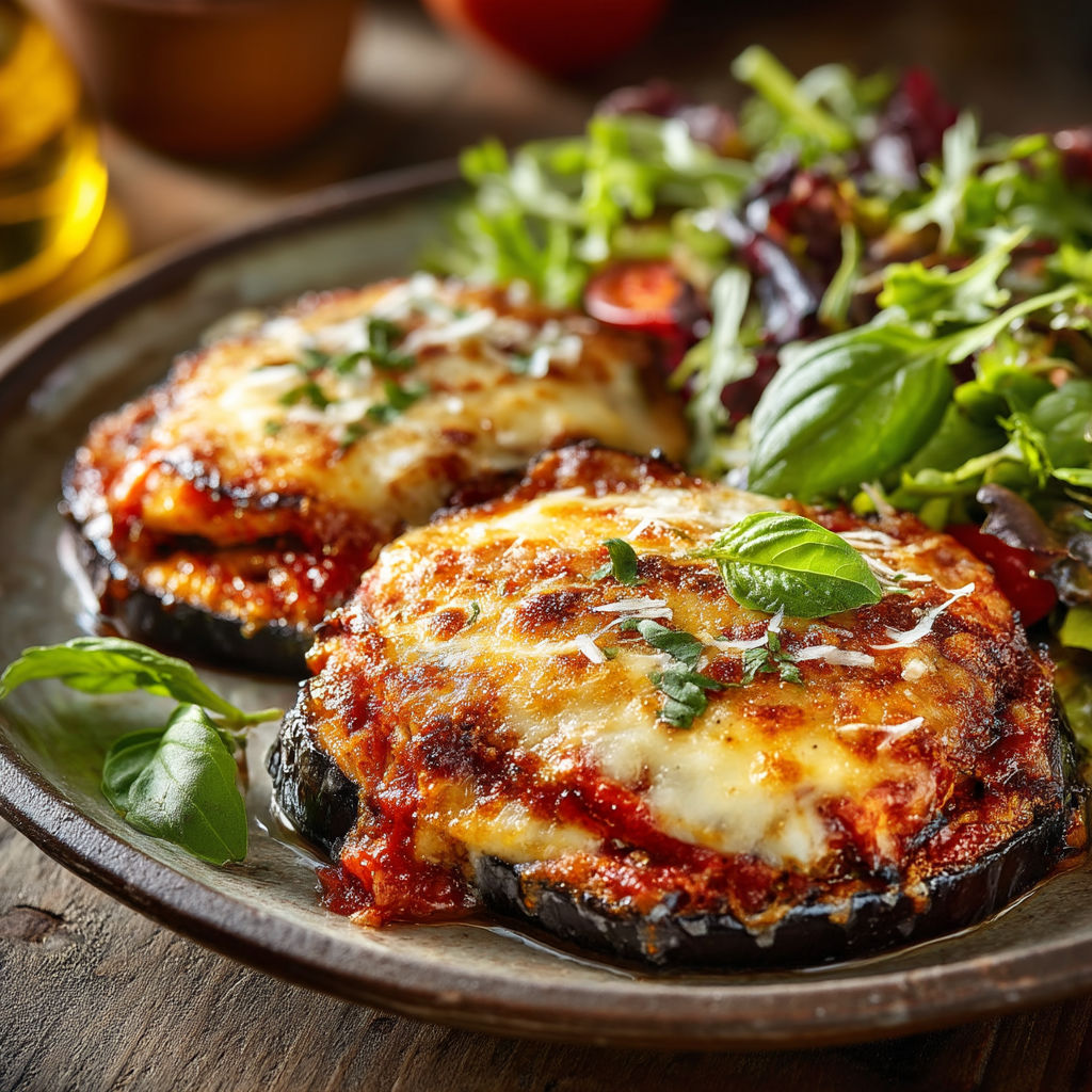 Une assiette de fromage et de salade.