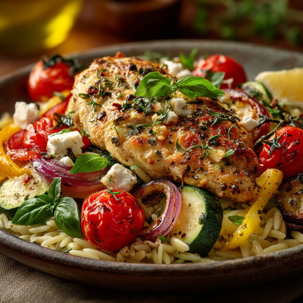 Une assiette de viande grillée avec des légumes verts.