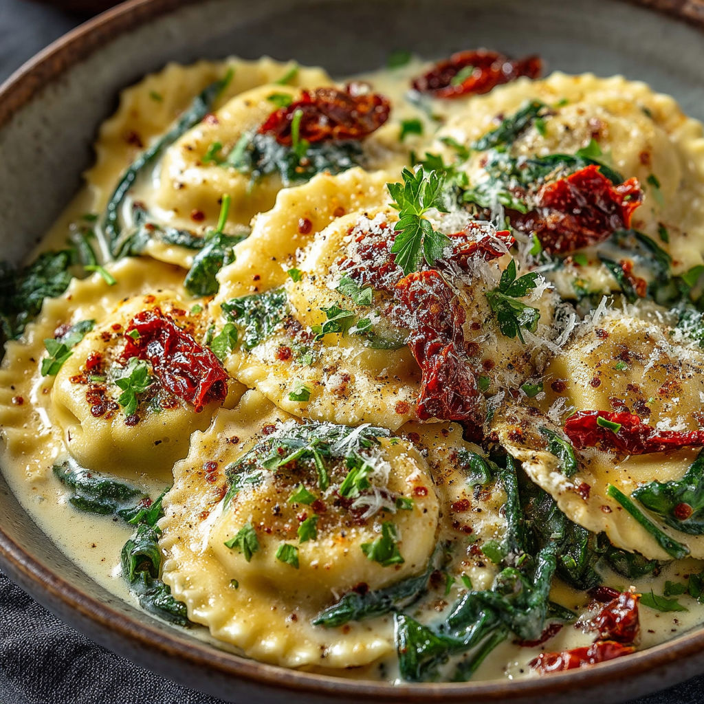 Ravioles à la toscane.