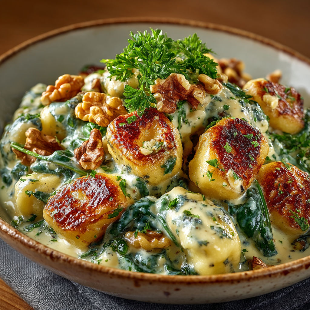 Une assiette de salade contenant des légumes et des noix.