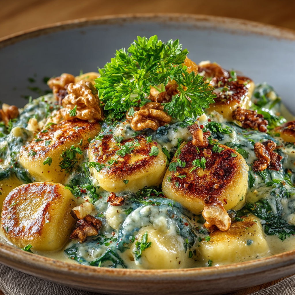Une assiette de salade contenant des légumes et des noix.