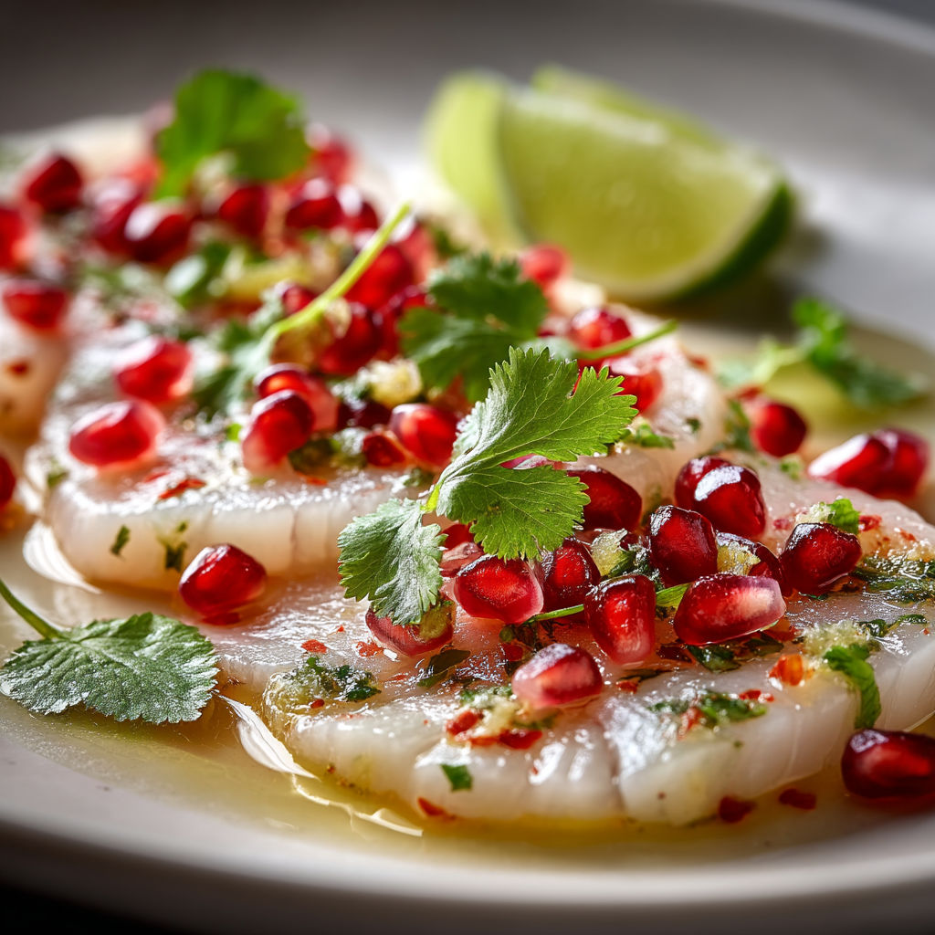 Un plat de poisson avec des tomates cerises.