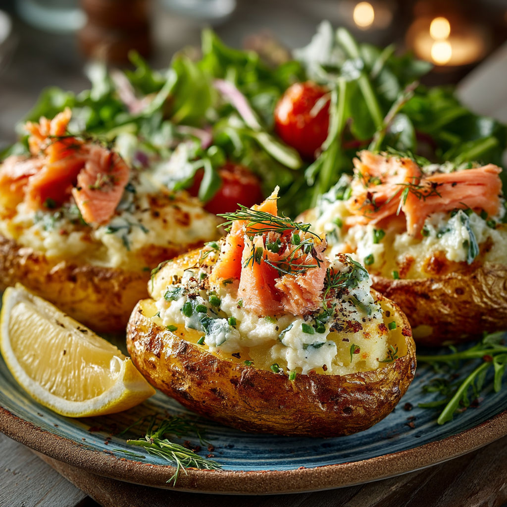 Une assiette de légumes et de poivrons farcis.
