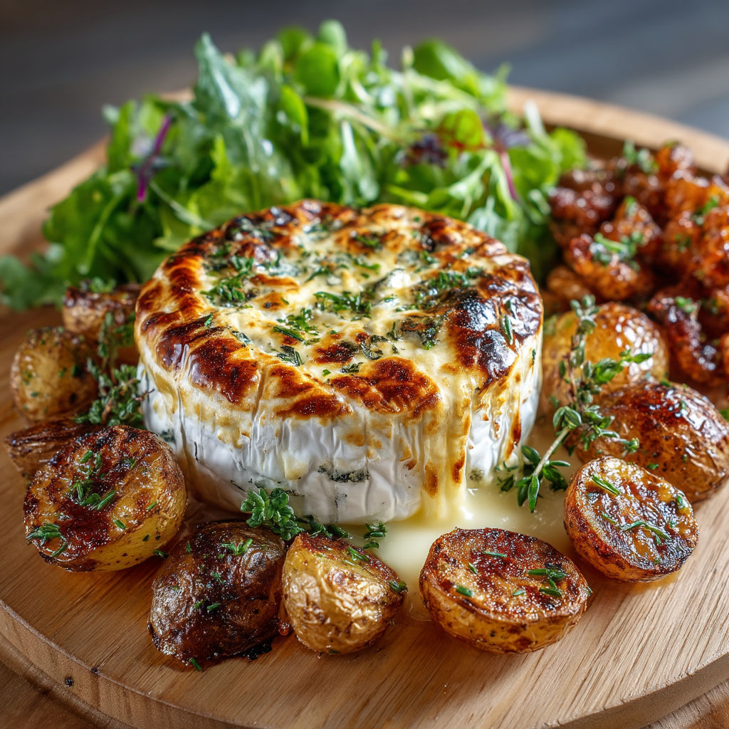 Une salade composée de légumes et de fromage.