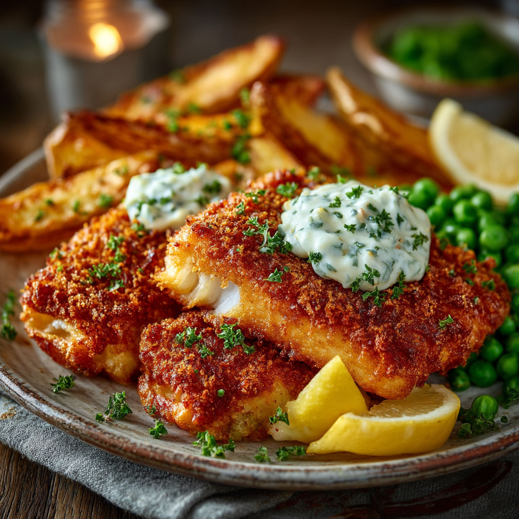 Une assiette de poisson grillé avec des légumes verts et des pommes de terre.