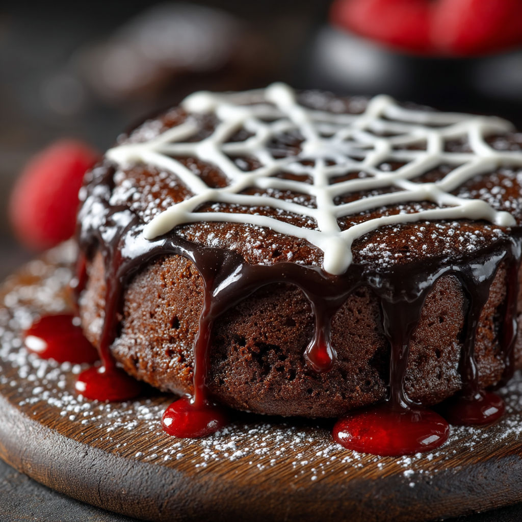 Une tarte aux fruits sur une planche de bois.