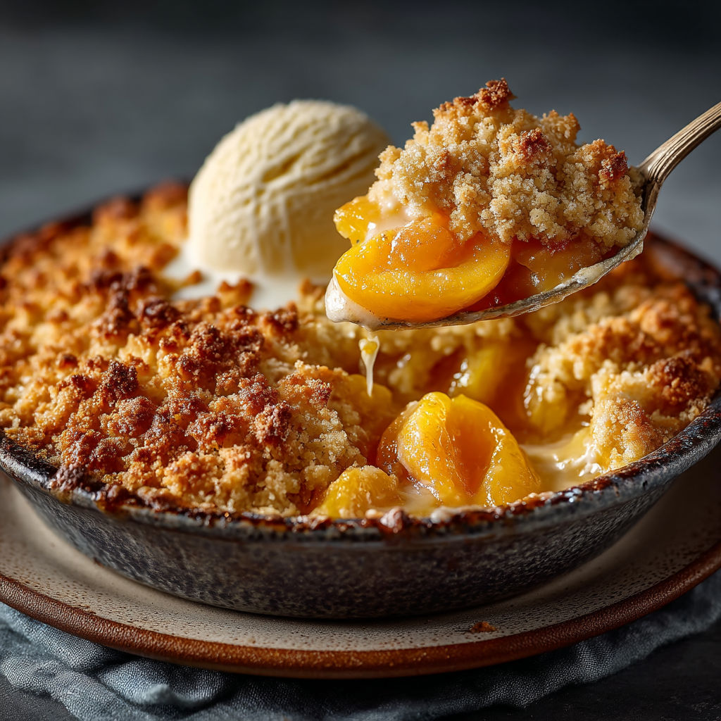 Une tasse de crêpes avec des fruits.
