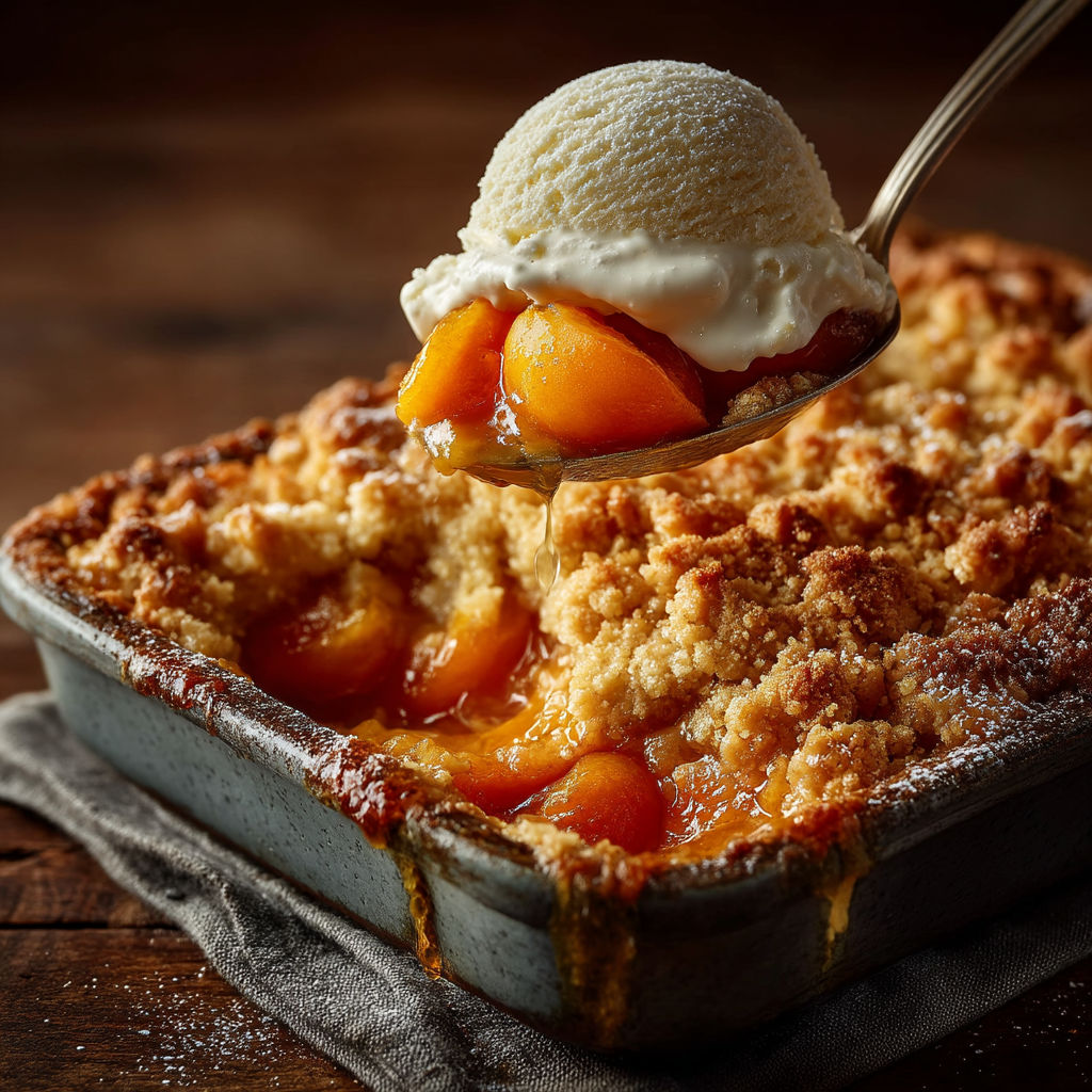 Une tasse de crème chantilly est versée sur une tarte aux fruits.