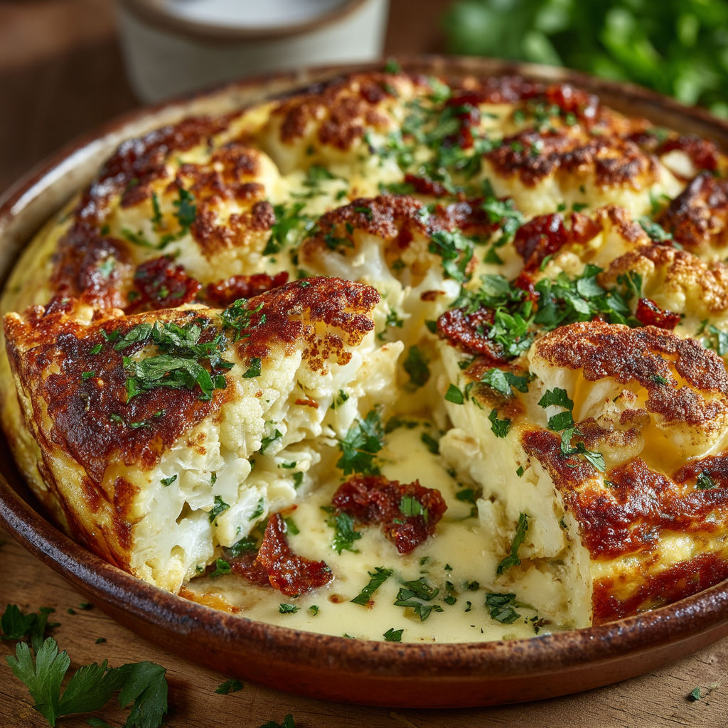 Une tarte aux pommes de terre et aux légumes.