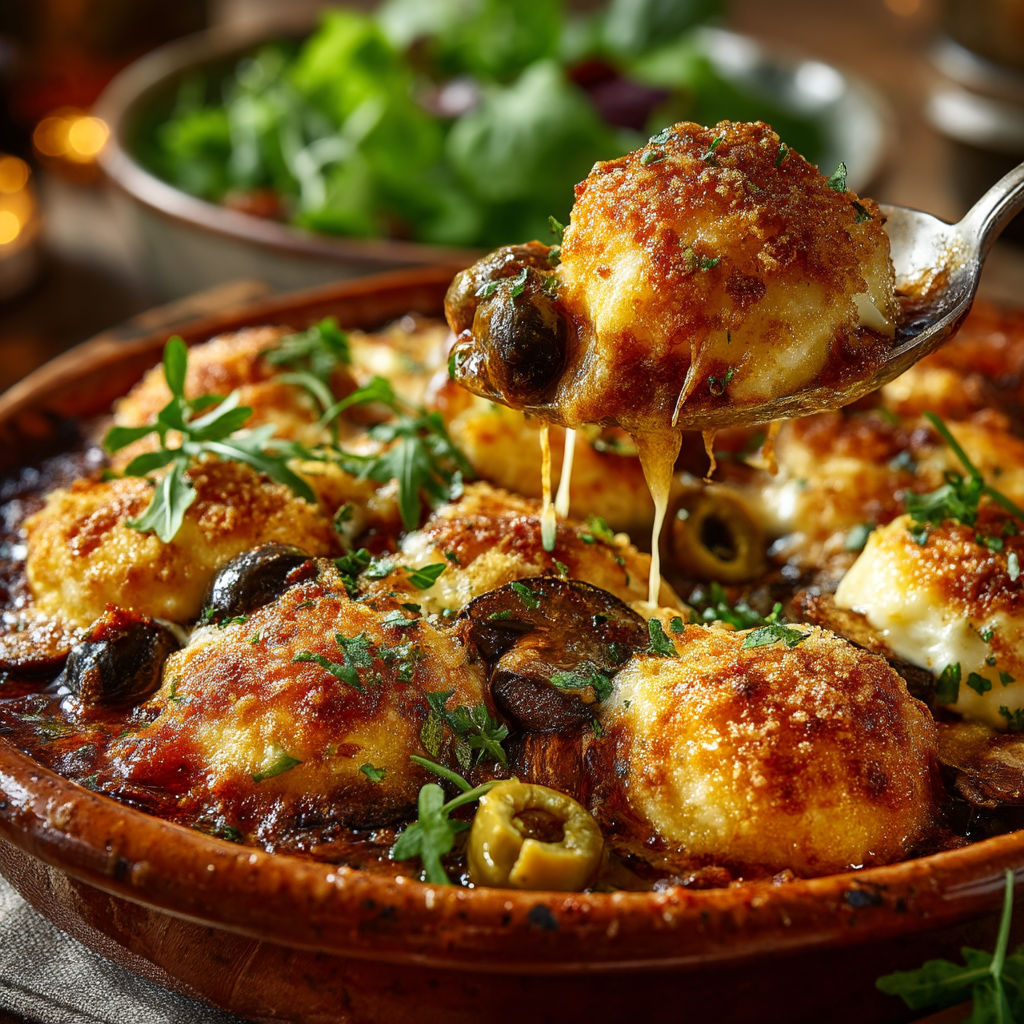 Une assiette de pâtes et de légumes.