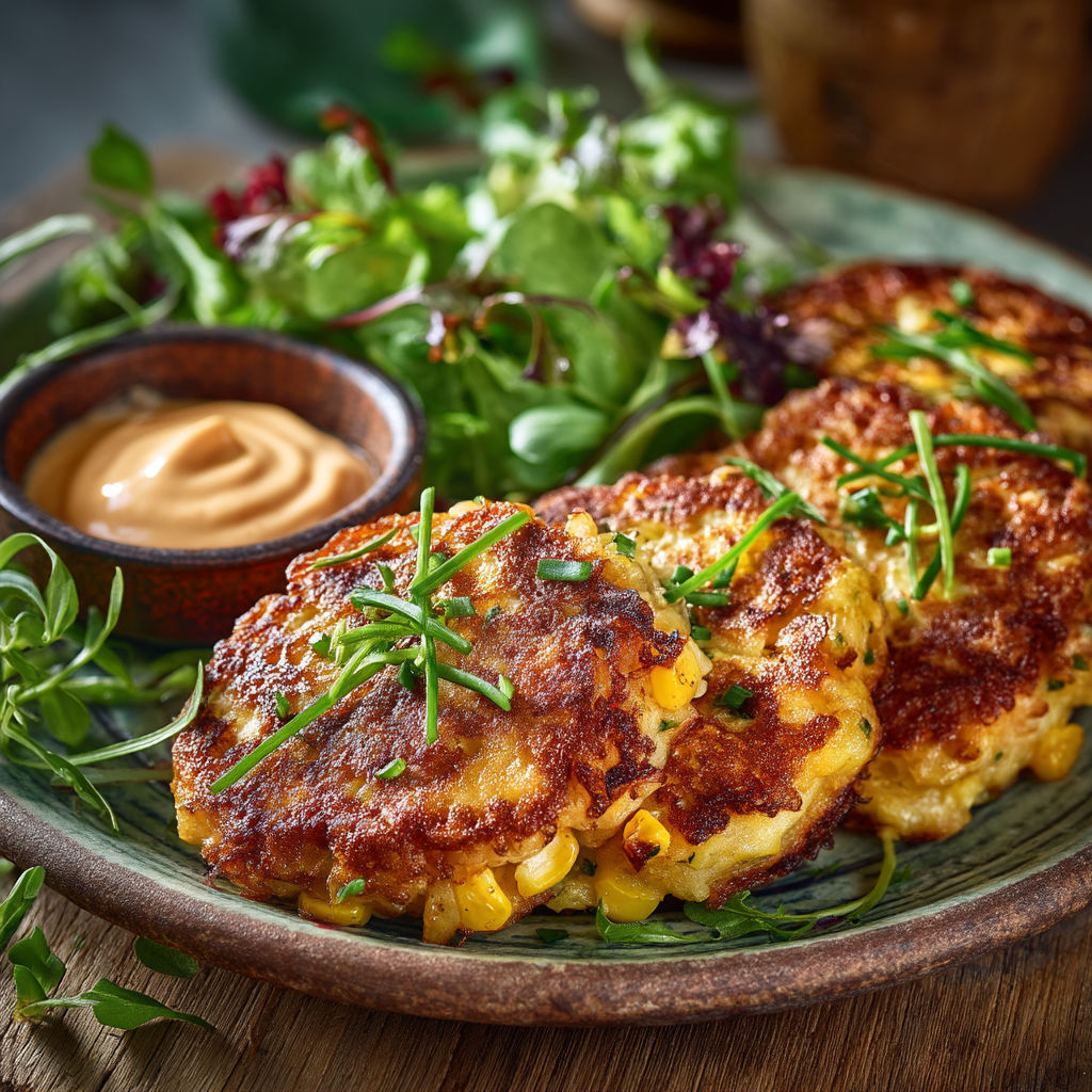Une assiette de pâtes frites avec des légumes verts.