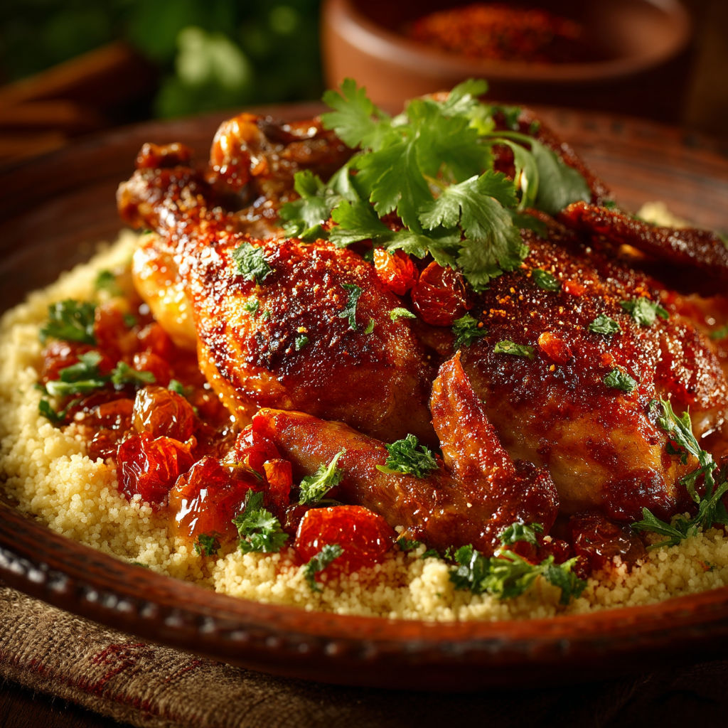 Une description de la nourriture.