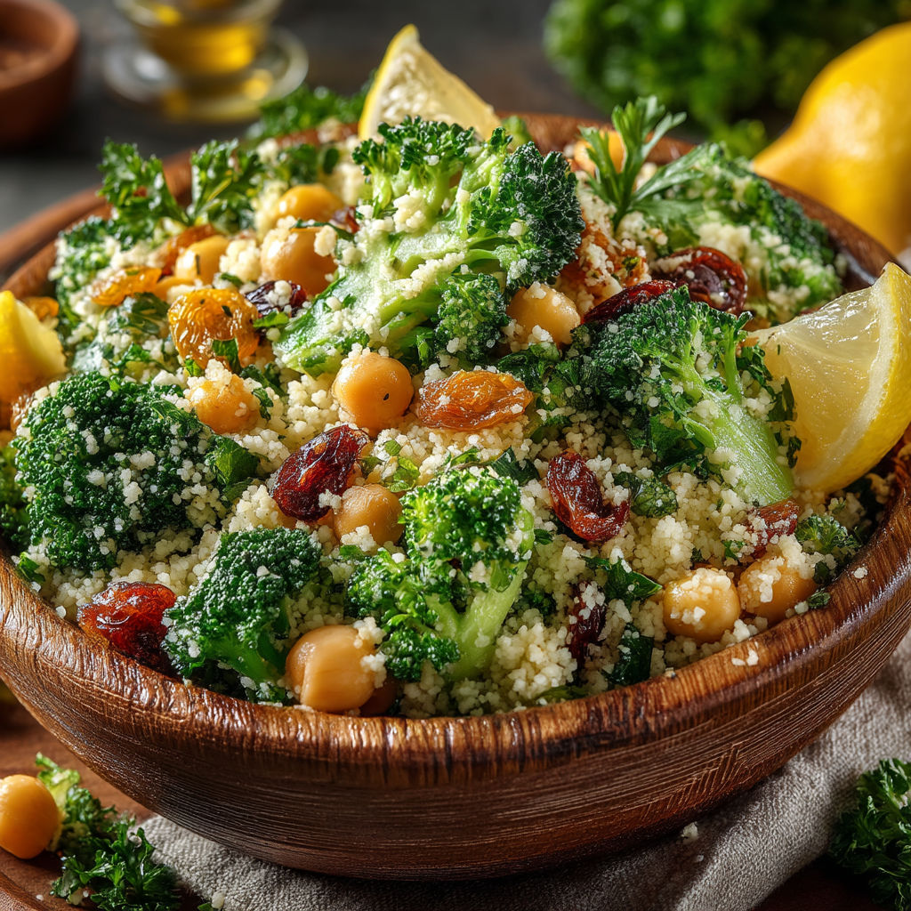 Taboulé brocoli & pois chiches.