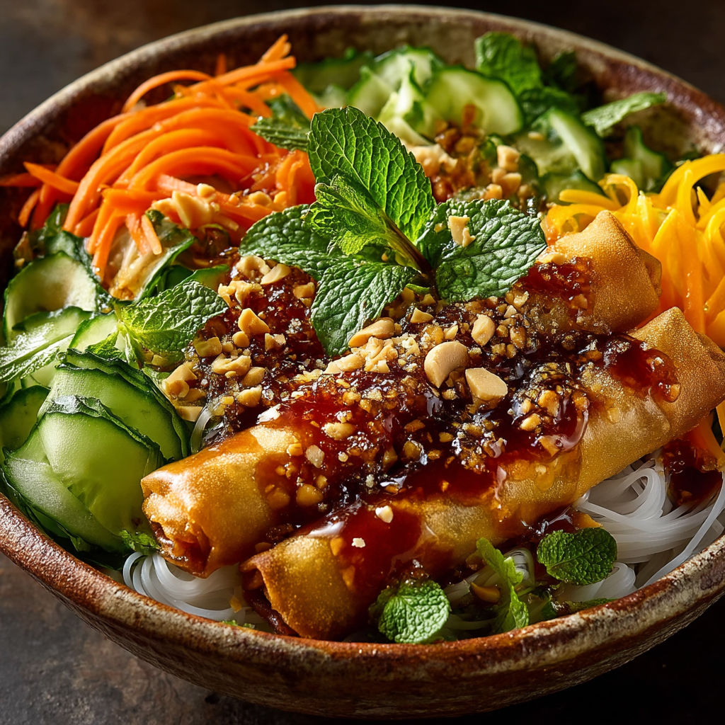 Une assiette de salade contenant des légumes et des pains d'épices.