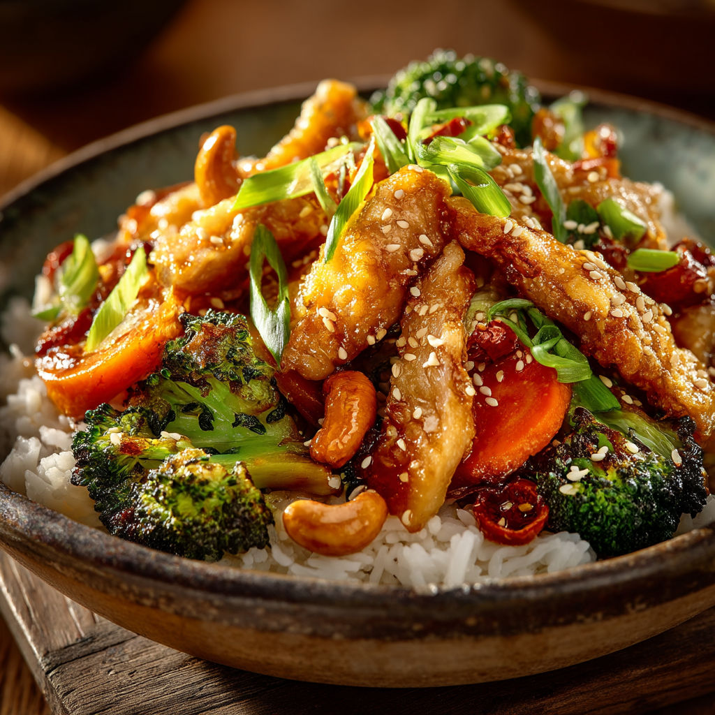 Une assiette de brocoli et de poisson fumé.