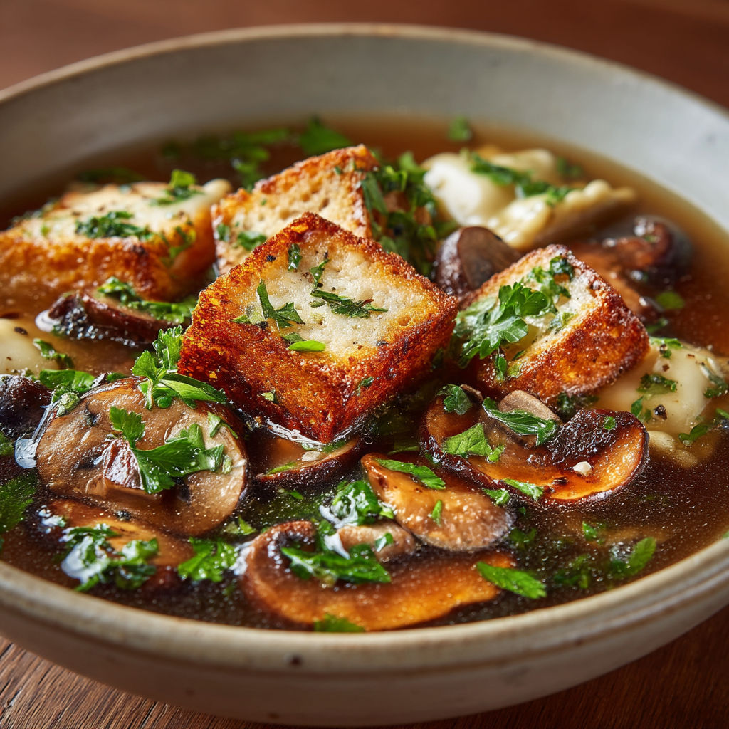 Bouillon de ravioles du Dauphiné.