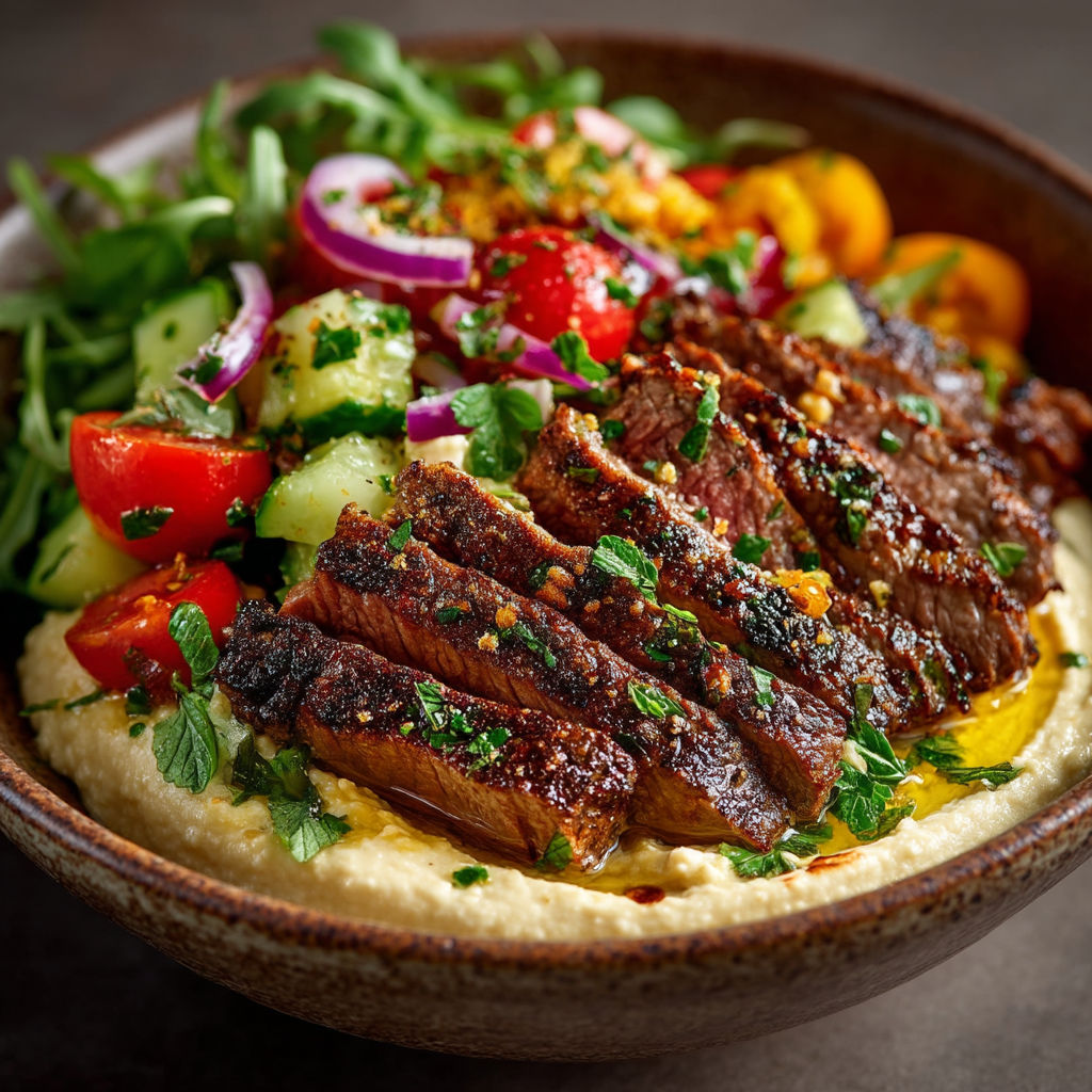 Steak Bowl méditerranéen.