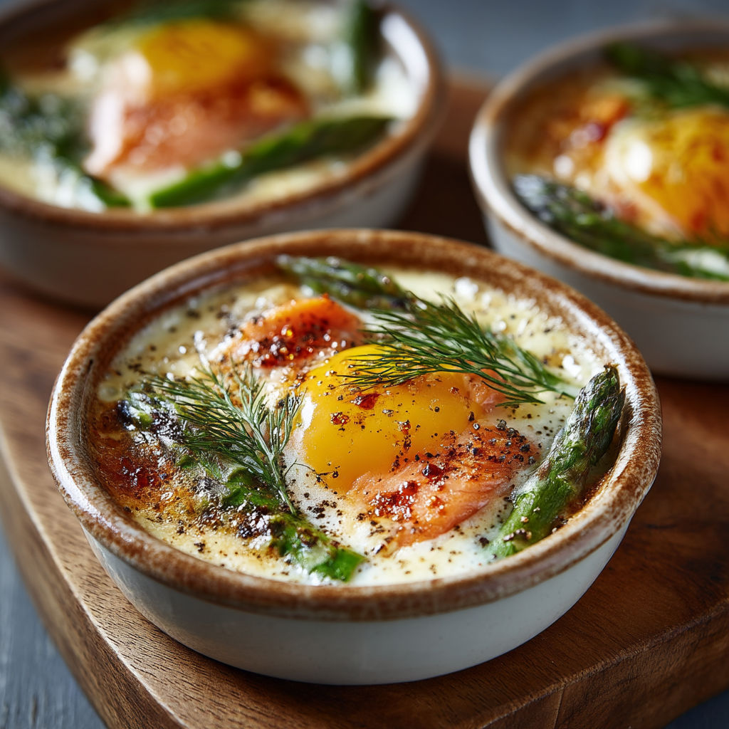 Un plat de poisson et asperges.