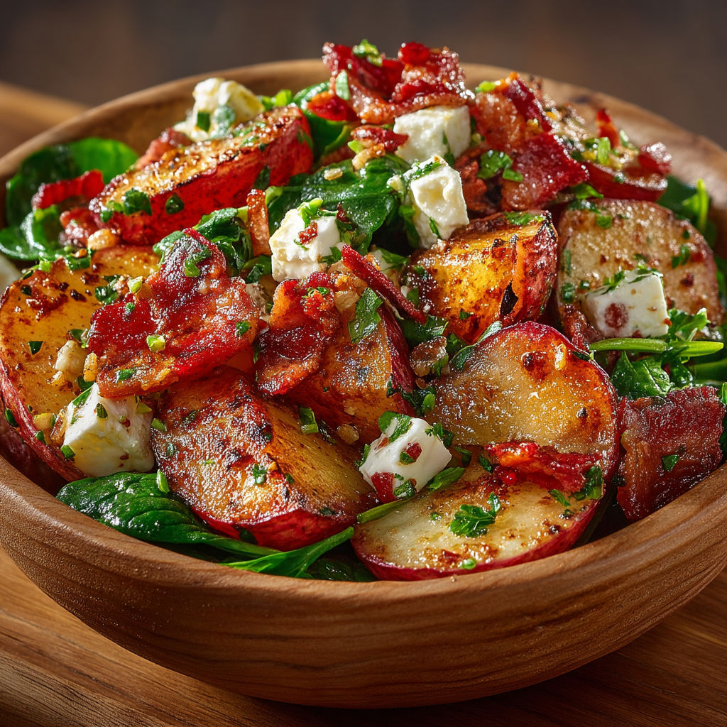 Une salade de fruits et légumes avec des tomates, des poivrons, des avocats et des fromages.