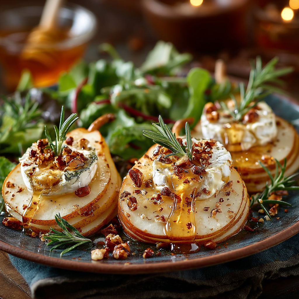 Plate of food with cheese and nuts.